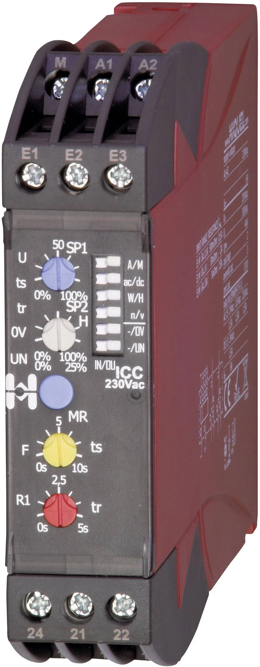 Nadzorni releji, električne veličine