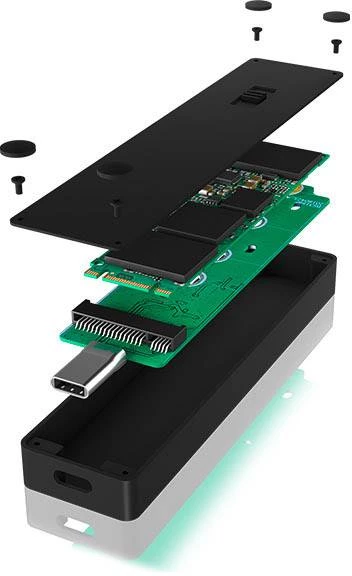 Kućište tvrdog diska mSATA/M.2