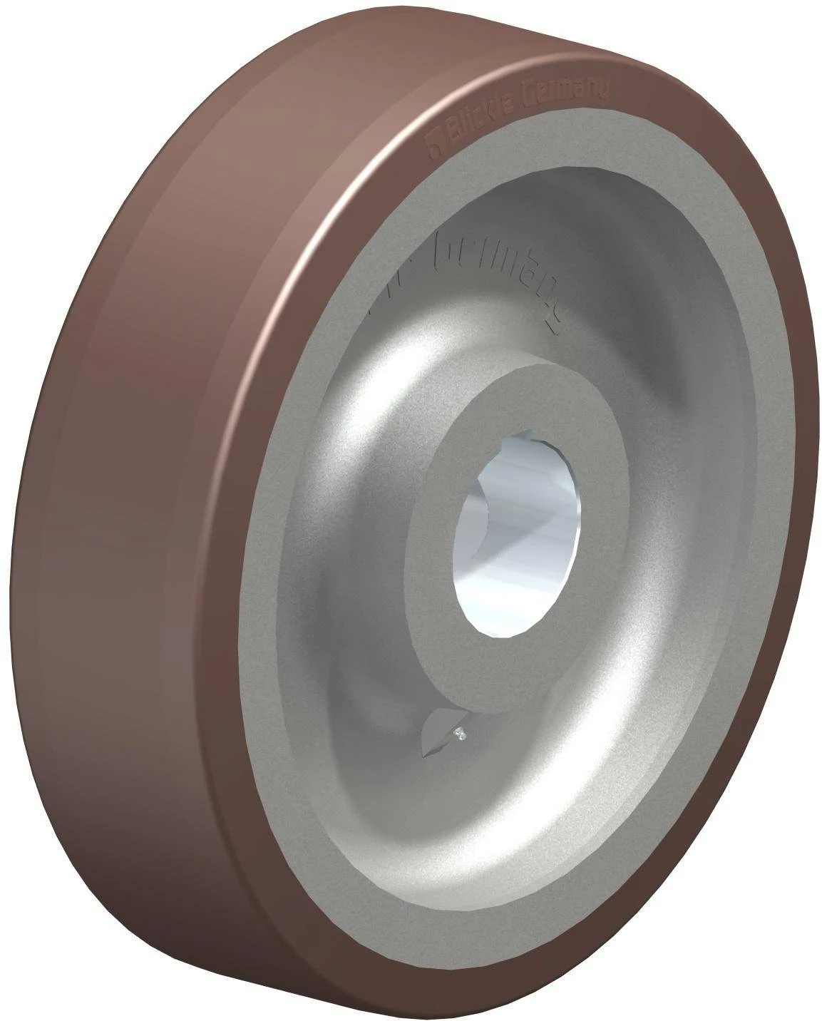 Pogonski kotači, gumena obloga, utor za ključ