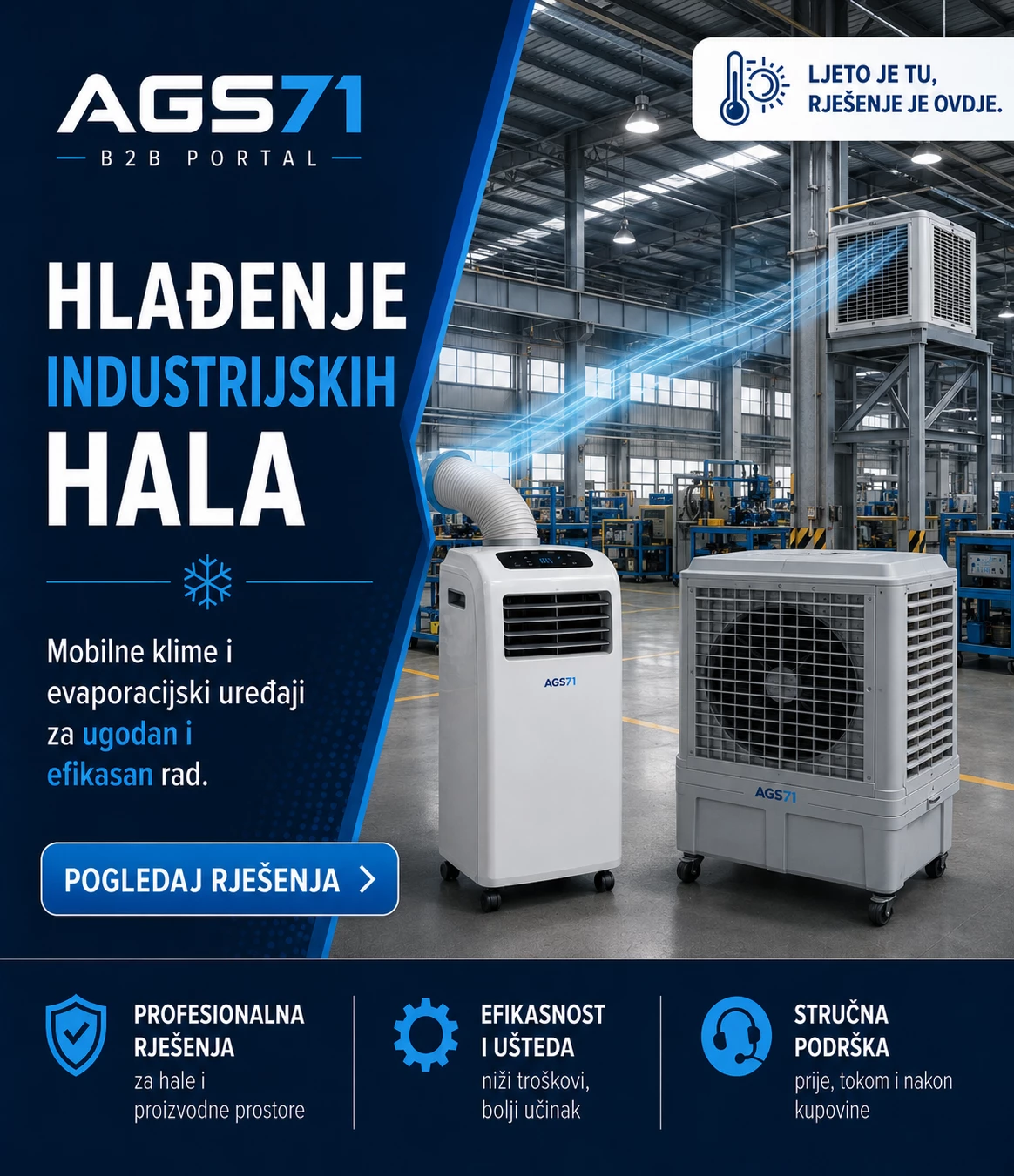 Hlađenje industrijskih prostora