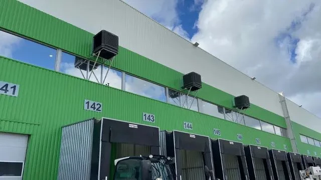 Isparavajuće hlađenje poboljšava uvjete za skladišno osoblje.
