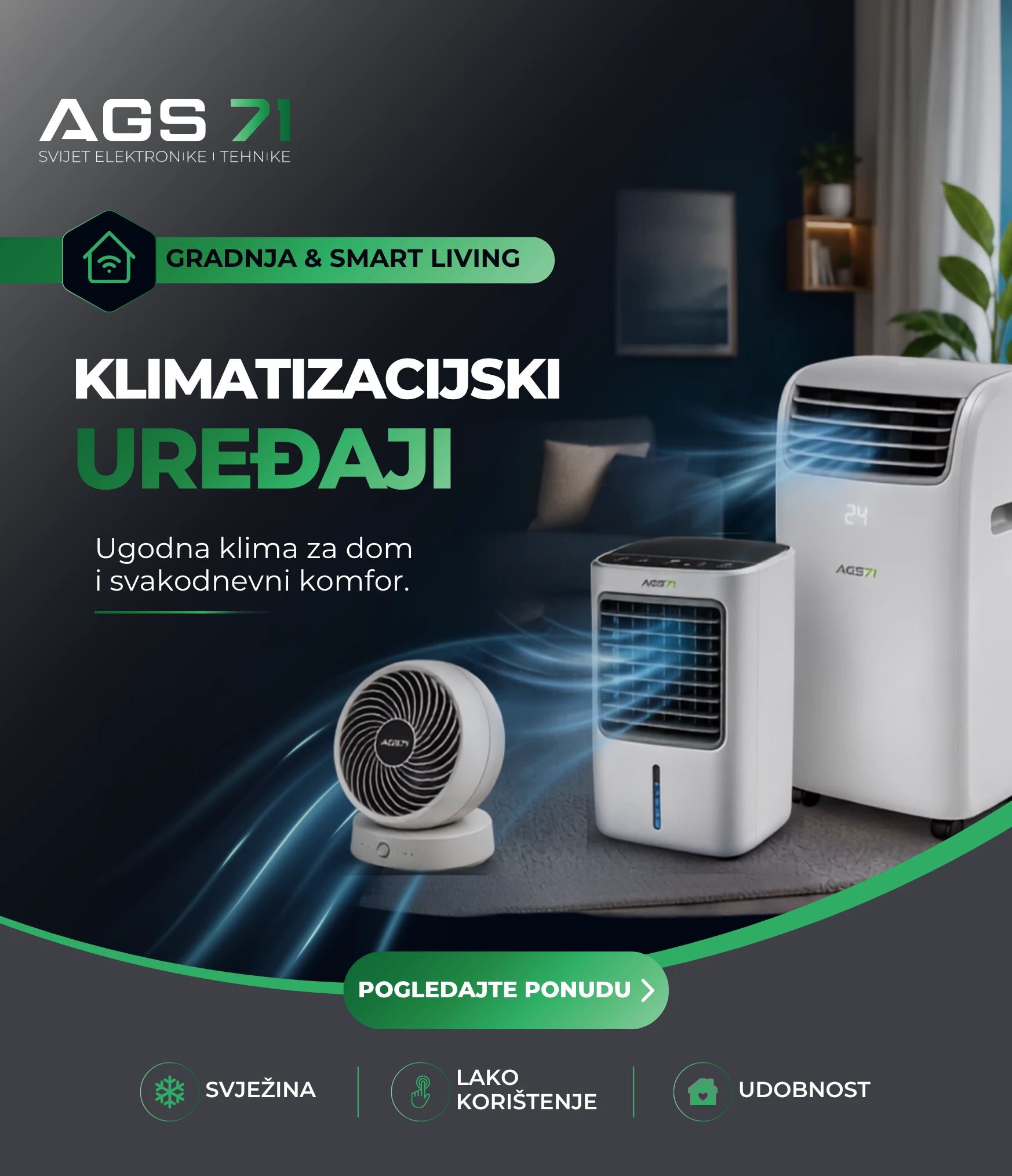 Hlađenje vašeg doma