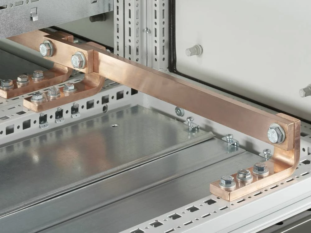 Sabirnica s integriranim rupicama, bakar 365 mm Rittal SV 9661.340 2 kom. slika