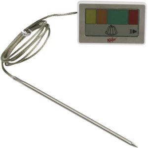 Digitalni kuhinjski termometar s kabelom i mjernim senzorom Käfer E344C slika