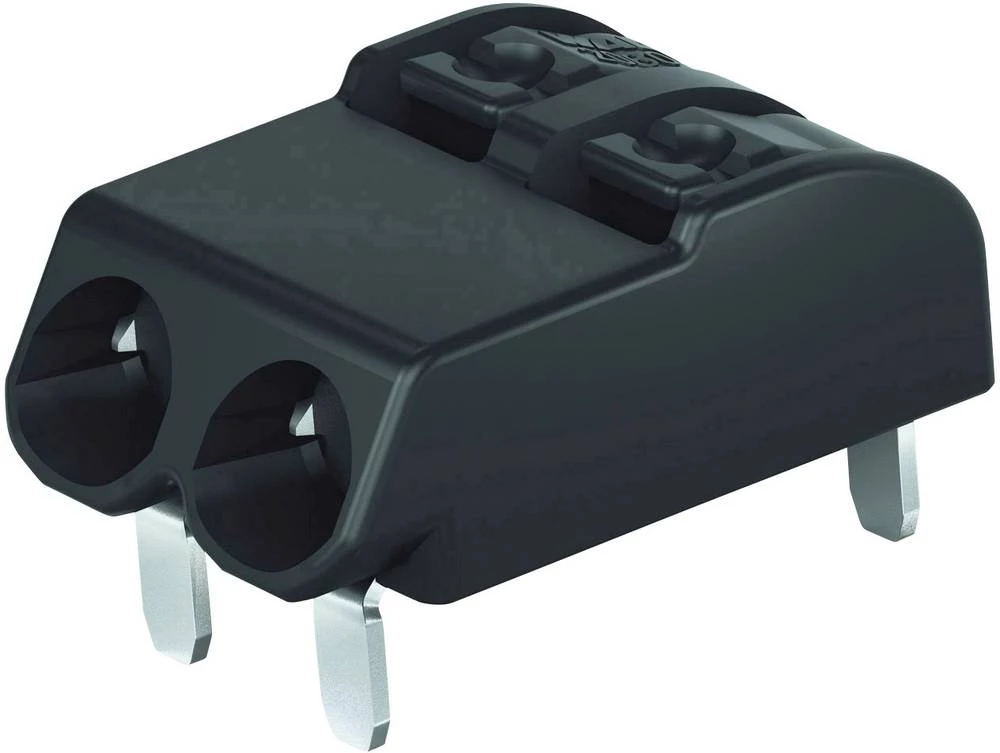 WAGO Opružni blok s stezaljkama 0.75 mm broj polova 2 crne boje 1 komad slika