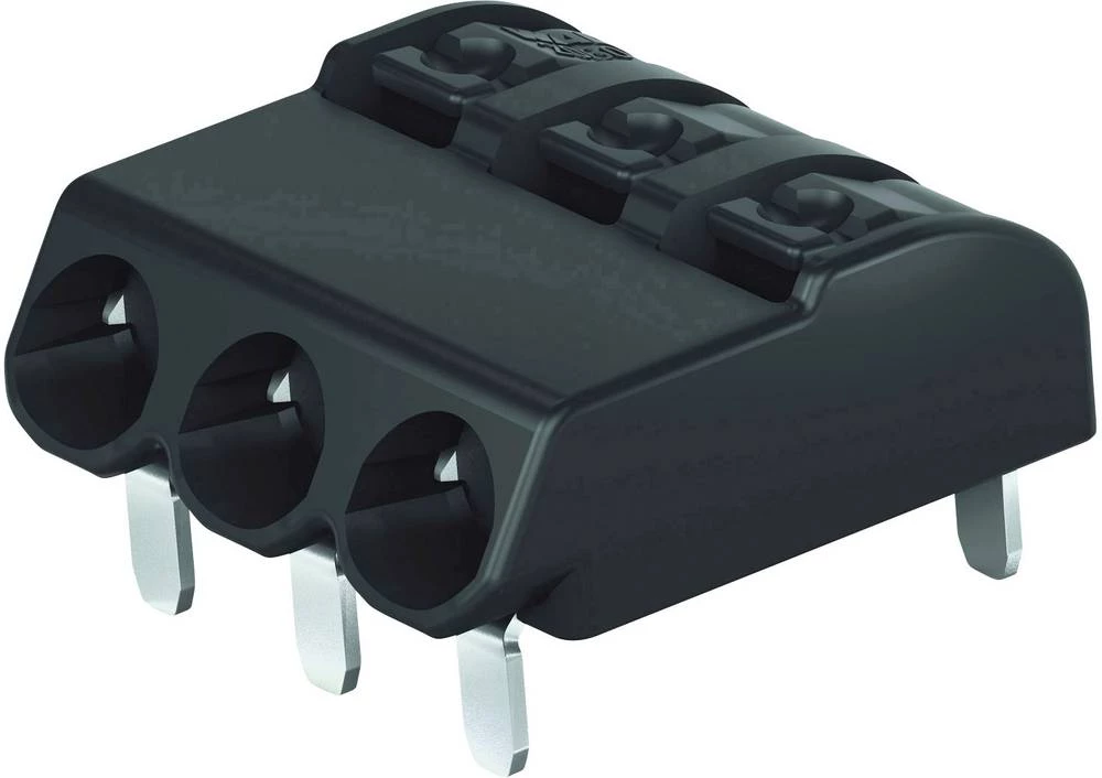 WAGO Opružni blok s stezaljkama 0.75 mm broj polova 3 crne boje 1 komad slika