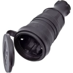 Šuko spojnica 9005-004.01 interBär guma 230 V crna IP44