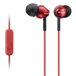 Slušalice s mikrofonom In-ear MDR-EX110 Sony za Android, crvena