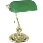 Stolna svjetiljka Banker Traditional EGLO halogena E27 60 W 90967 mjed, zelena