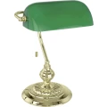 Stolna svjetiljka Banker Traditional EGLO halogena E27 60 W 90967 mjed, zelena slika