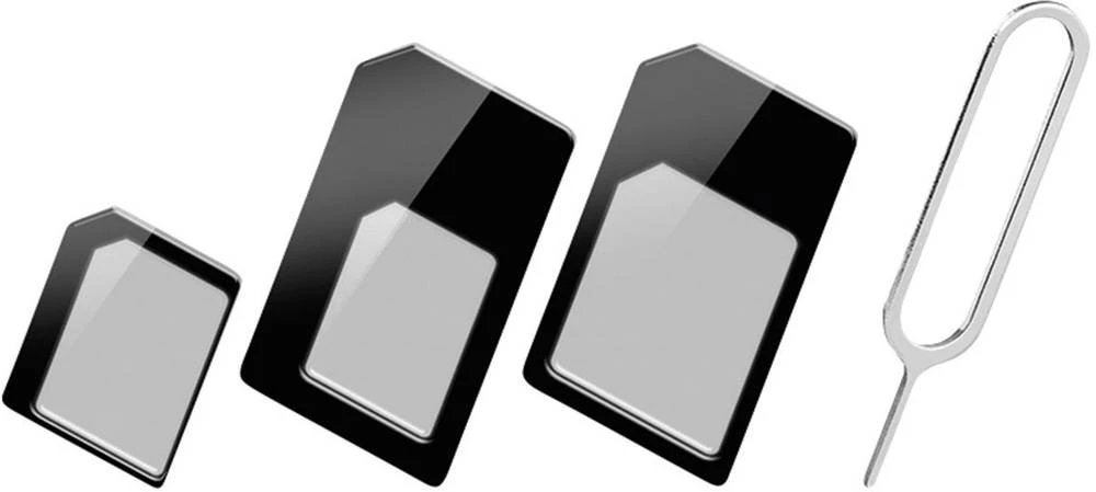 Adapter za SIM kartice Goobay 3u1 s alatkom za SIM kartice slika