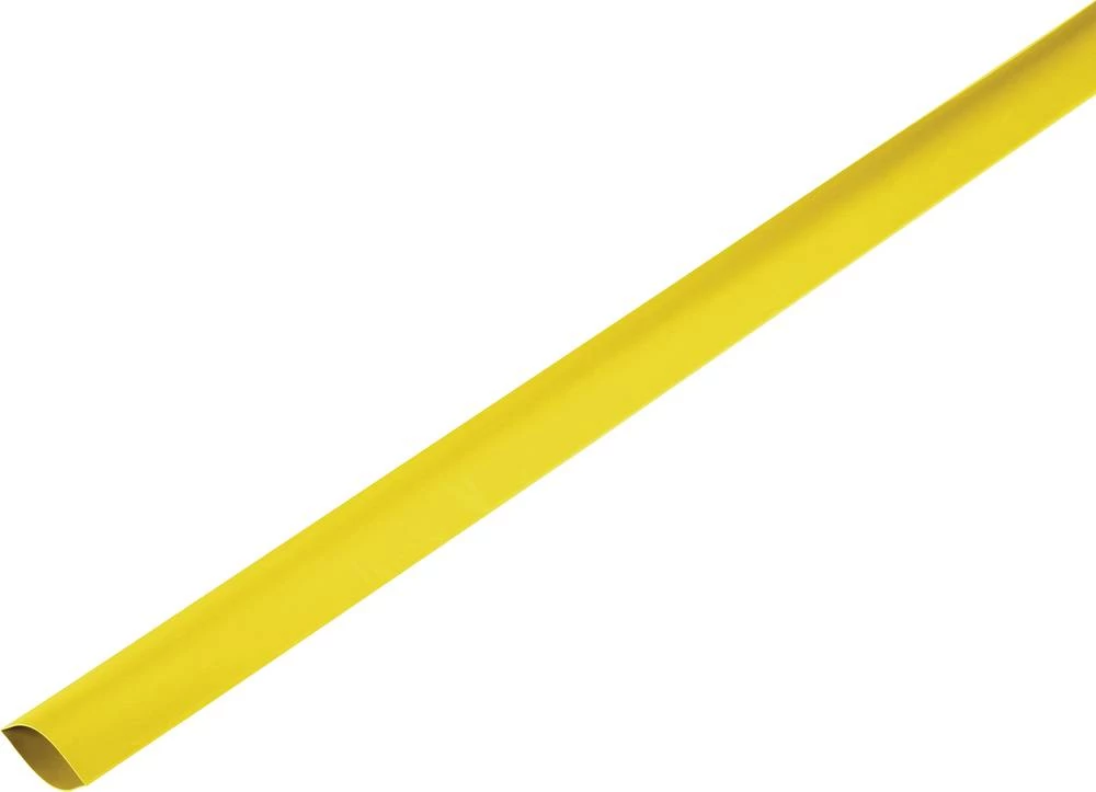 Termo skupljajuća cijev bez lijepila žute boje 80 mm omjer:2:1 slika