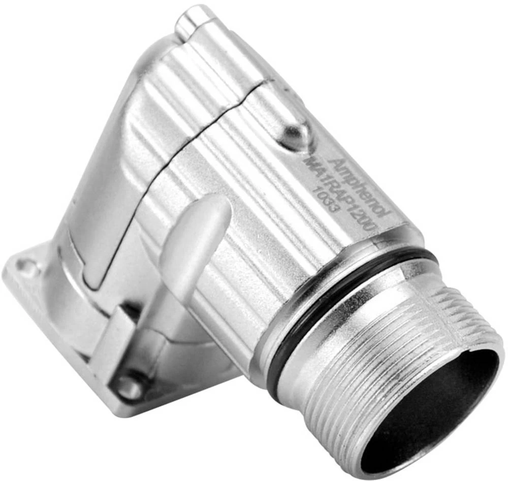 Utikač za uređaje, kutni, kvadratna prirubnica, M23A (muški kontakti) broj polova: 17 10 A MA1RAP1701 Amphenol 1 kom. slika