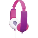 Dječje slušalice s ograničenjem glasnoće JVC HA-KD5-P-E ružičasta, ljubičasta