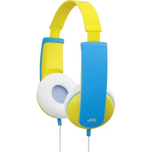 Dječje slušalice s ograničenjem glasnoće JVC HA-KD5-Y-E žuta, plava slika