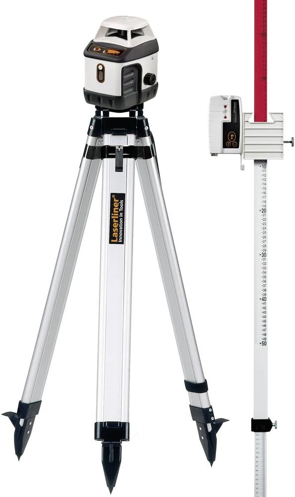 Kalib. ISO-Automatiski okretni laser mit laserskim prijamom, stativom i mjernom letvom Laserliner 046.04.00A slika