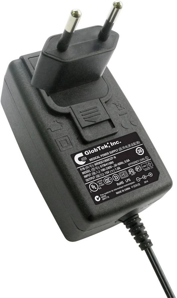 Utični napajač s fiksnim naponom GlobTek WR9QE1500LCPNEU(RVB) 12 V/DC 1500 mA 18 W slika