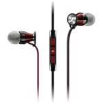 Slušalice s mikrofonom In-ear Momentum Sennheiser, Apple verzija, crna, crvena