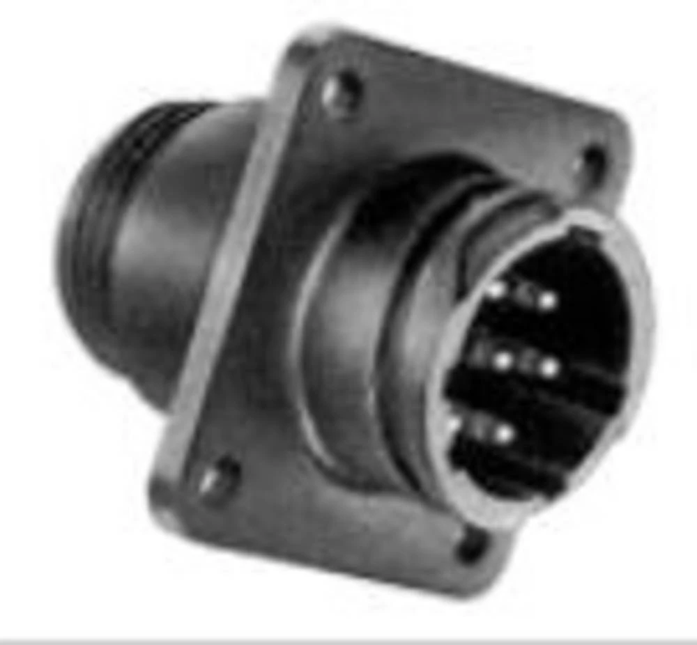 CPC kućište utičnice s kvadratnom prirubnicom, broj polova: 7 211401-1 TE Connectivity 1 kom. slika