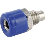 Laboratorijska utičnica, ugradna, vertikalna Pinovi: 2,6 mm Plava Econ priključak HOBBL 1 kom