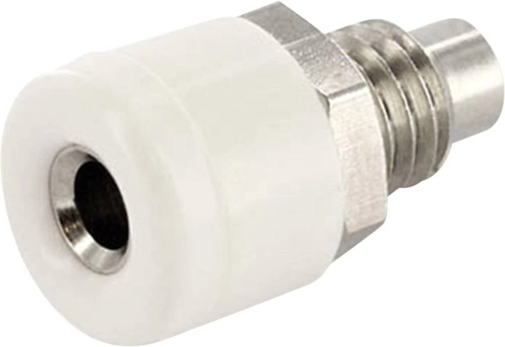 Laboratorijska utičnica, ugradna vertikal Pin-: 2.6 mm bijele boje econ connect HOBWS 1 komad slika