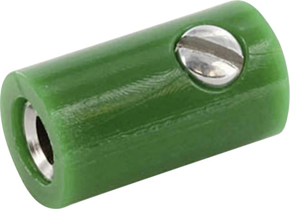 Laboratorijska utičnica, spojka, ravan Pin-: 2.6 mm zelene boje econ connect HOKGN 1 komad slika