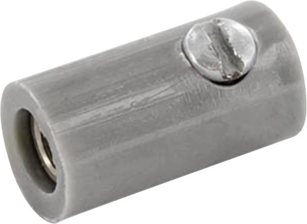 Laboratorijska utičnica, spojka, ravan Pin-: 2.6 mm sive boje econ connect HOKGR 1 komad slika