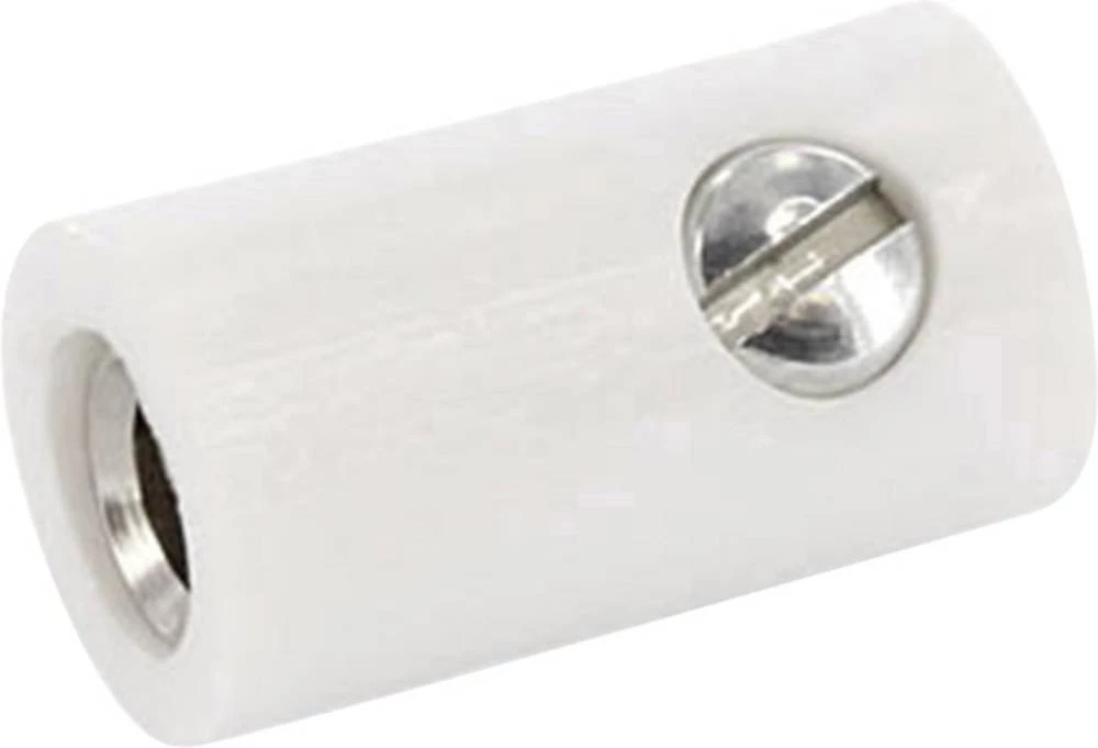 Laboratorijski utikač, spojka, ravan Pin-: 2.6 mm bijele boje econ connect HOKWS 1 komad slika