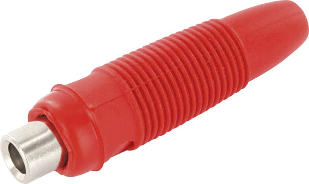 Laboratorijska utičnica, spojka, ravan Pin-: 4 mm crvene boje econ connect LK4RTE 1 komad slika