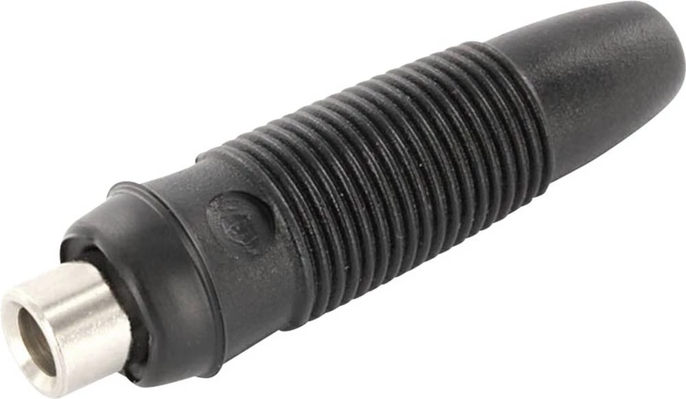 Laboratorijska utičnica, spojka, ravan Pin-: 4 mm crne boje econ connect LK4SWE 1 komad slika