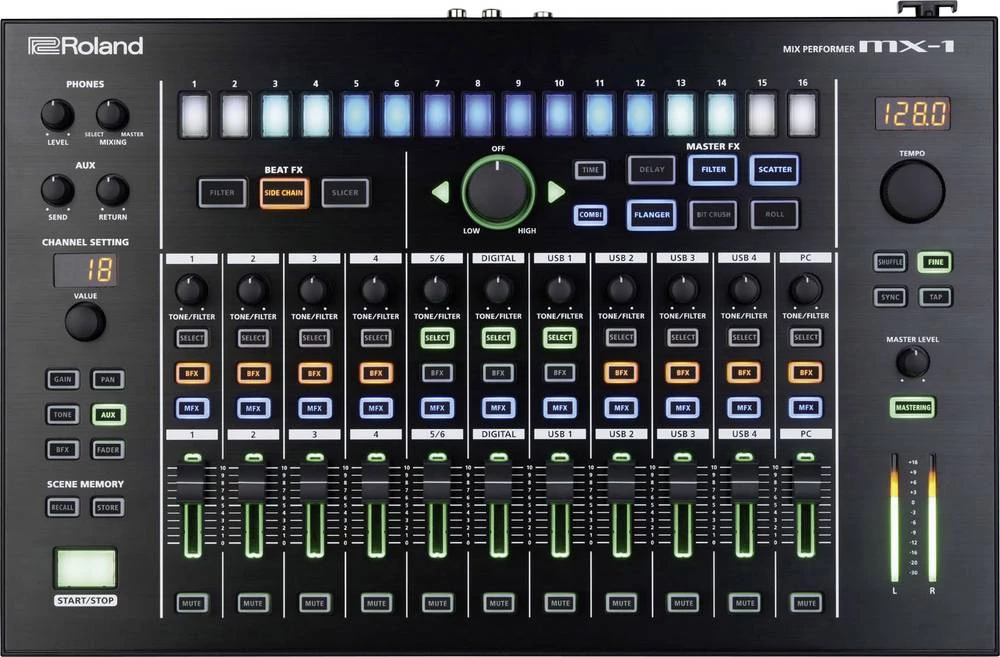Digitalni miks pult MX-1 Roland broj kanala: 18, USB priključak slika