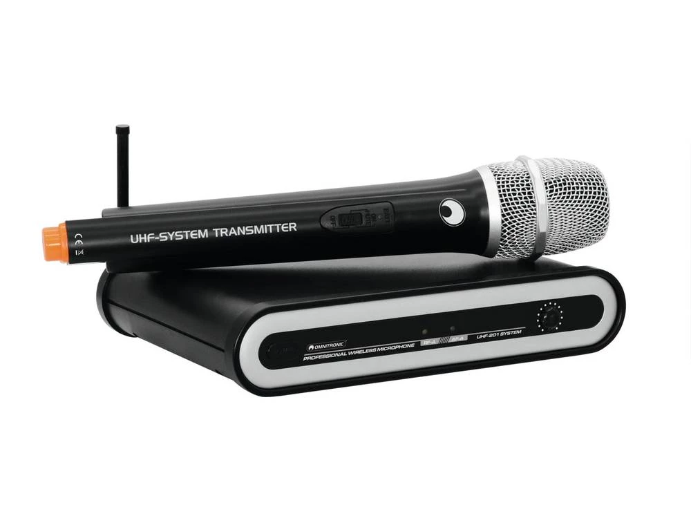 Ručni pjevački mikrofon Omnitronic bežični slika