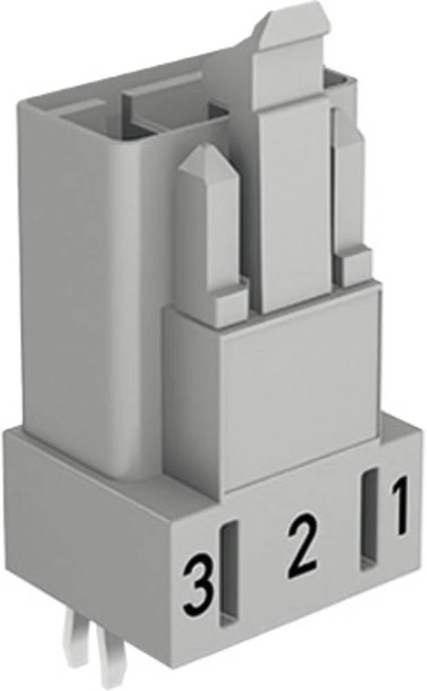 Mrežni-konektor WINSTA MINI serija (mrežni konektor) WINSTA MINI utikač, ugradnja vertikalno ukupni broj polova: 3 16 A crne boj slika