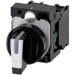 Okretni prekidač Prednji prsten od plastike Crna, Bijela 2 x 45 ° Siemens SIRIUS ACT 3SU1100-2BL60-1NA0 1 ST