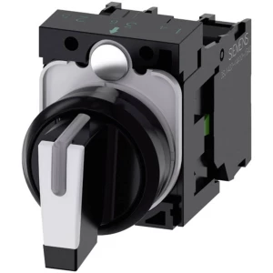 Okretni prekidač Prednji prsten od plastike Crna, Bijela 2 x 45 ° Siemens SIRIUS ACT 3SU1100-2BL60-1NA0 1 ST slika