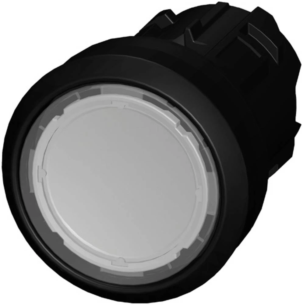 Tipkalo Plosnati okidač, Prednji prsten od plastike Bistra Otpiranje na pritisak Siemens SIRIUS ACT 3SU1000-0AB70-0AA0 1 ST slika