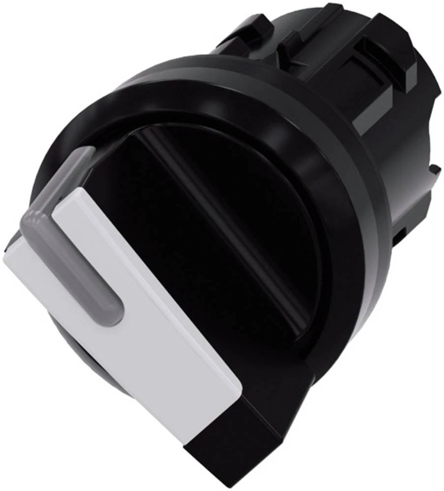 Okretni prekidač Prednji prsten od plastike Crna, Bijela 1 x 45 ° Siemens SIRIUS ACT 3SU1002-2BC60-0AA0 1 ST slika