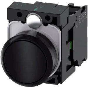 Tipkalo Prednji prsten od plastike, Plosnati okidač Crna Siemens SIRIUS ACT 3SU1100-0AB10-1BA0 1 ST slika