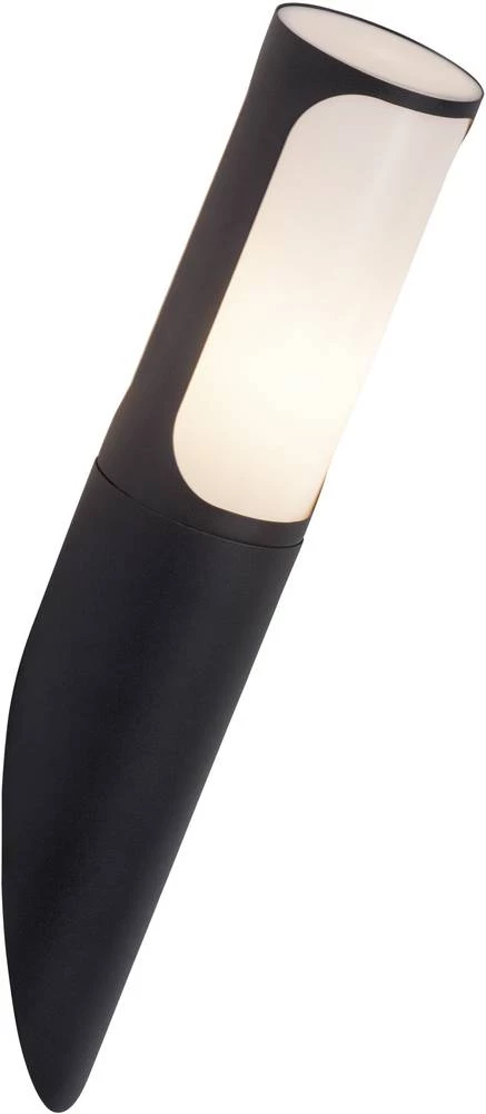 LED vanjska zidna svjetiljka, energijsko štedna žarulja E27 20 W Brilliant Gap 43580/63 antracitne boje slika