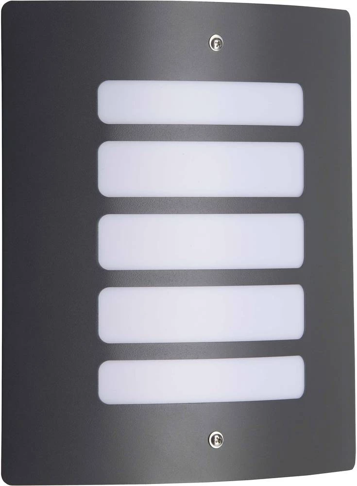 LED vanjska zidna svjetiljka, energijsko štedna žarulja E27 60 W Brilliant Todd 47682/63 antracitne boje slika