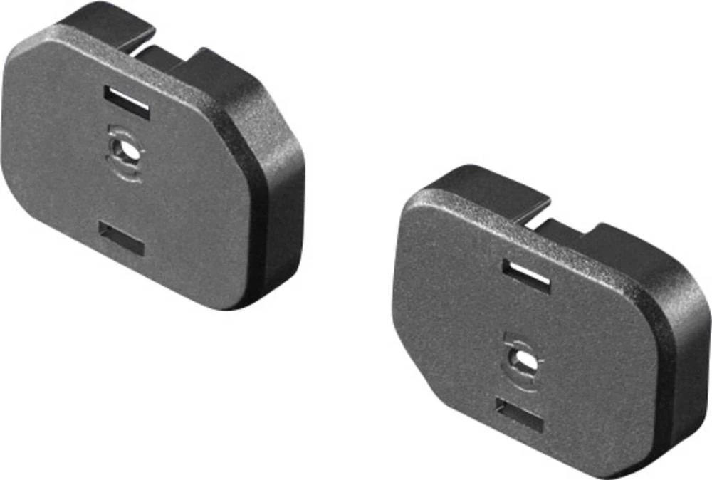 19 slijepa ploča za mrežni ormar Rittal 7955010 crne boje slika