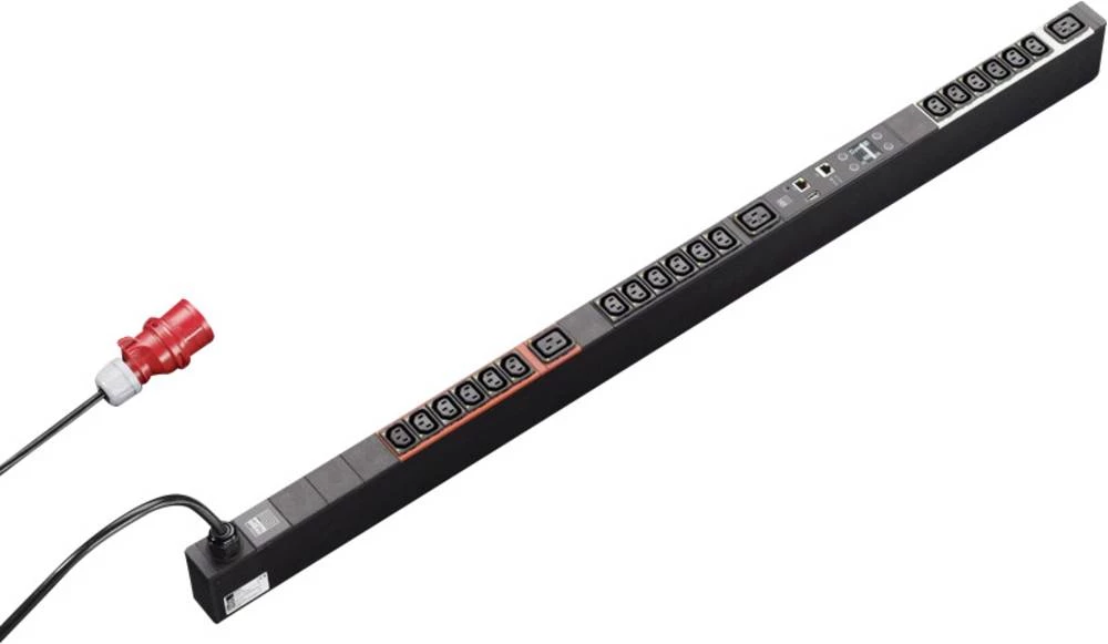 19 letva s utičnicama za mrežni ormar, utičnica za hladne uređaje C13 10A utičnica za hladne uređaje C19 16A Rittal 7955.431 cr slika