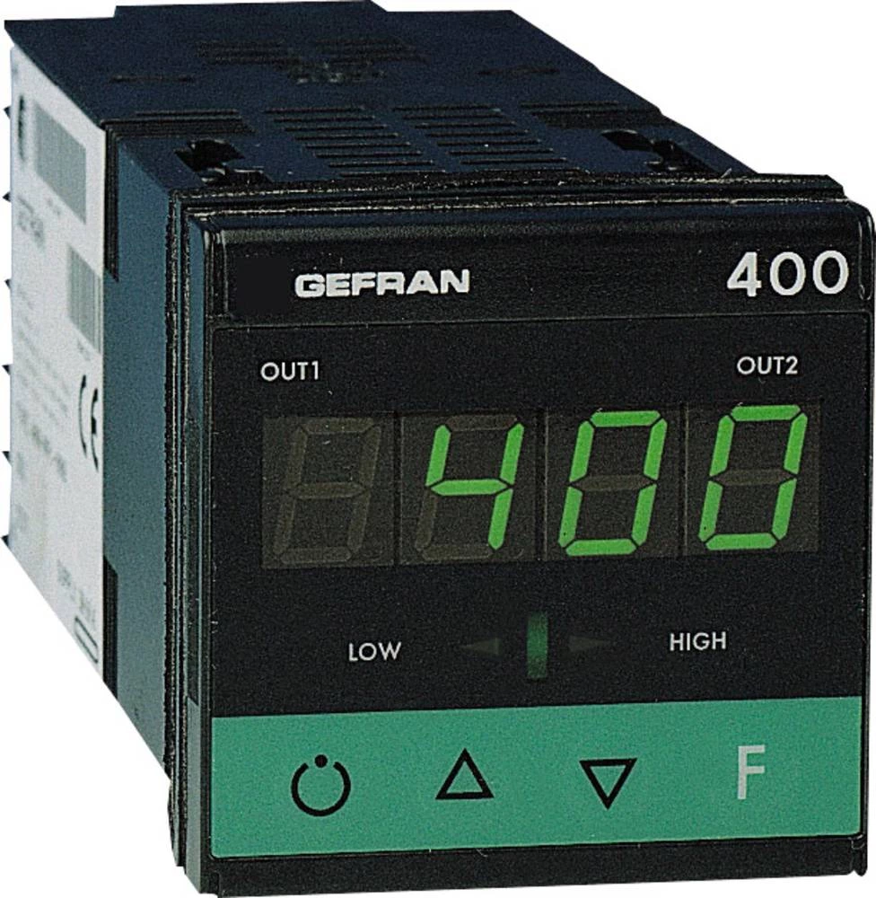 Regulator temperature 400-RR-1-000 Gefran J, K, R, S, T, B, E, N, Pt100, PTC -55 do 120 °C relej 5 A slika