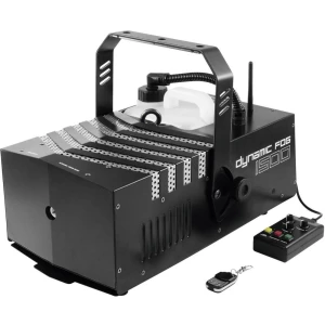 Uređaj za maglu Eurolite DYNAMIC FOG 1500 uklj. nosač, bežični i kabelski daljinski upravljač, sa svjetlosnim efektom slika
