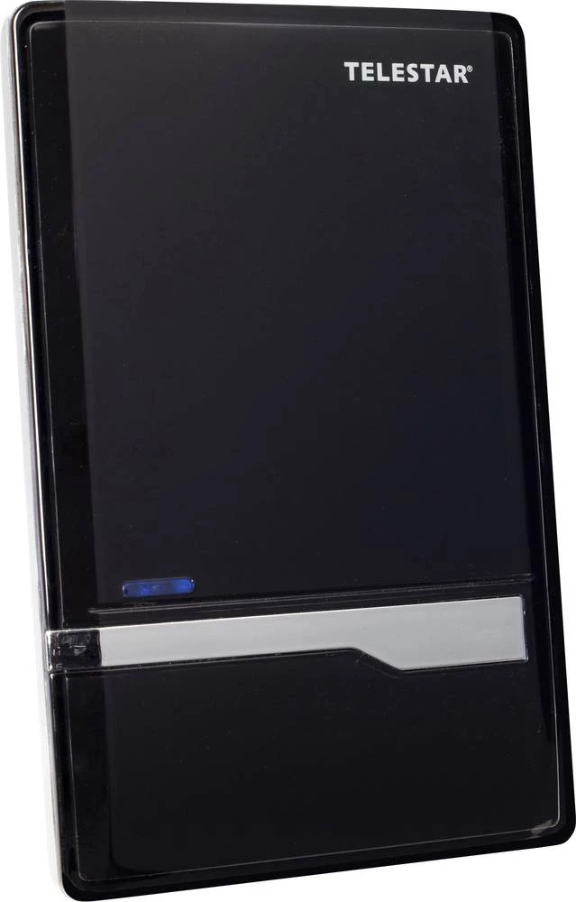 Aktivna DVB-T plosnata antena 7 LTE Telestar unutarnji prostor 35 dB crna slika
