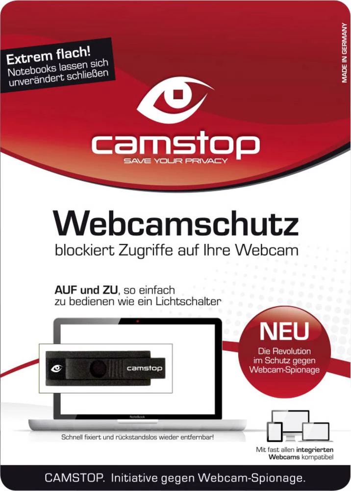 Zaštita za web kameru Camstop, univerzalna, patentirana slika