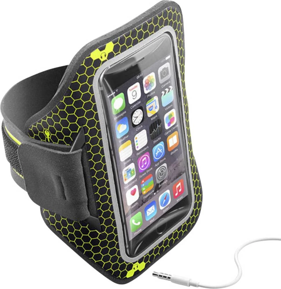 Sportska narukvica CellularLine Run , crna slika