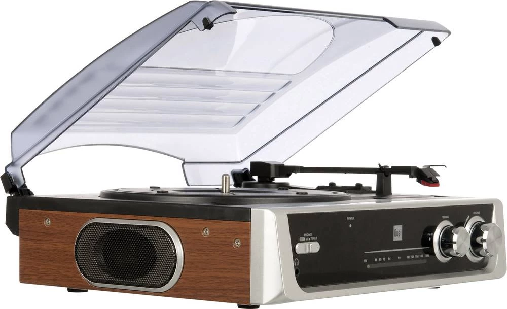 Gramofon DTR 50 Dual remenski pogon srebrna/crna slika