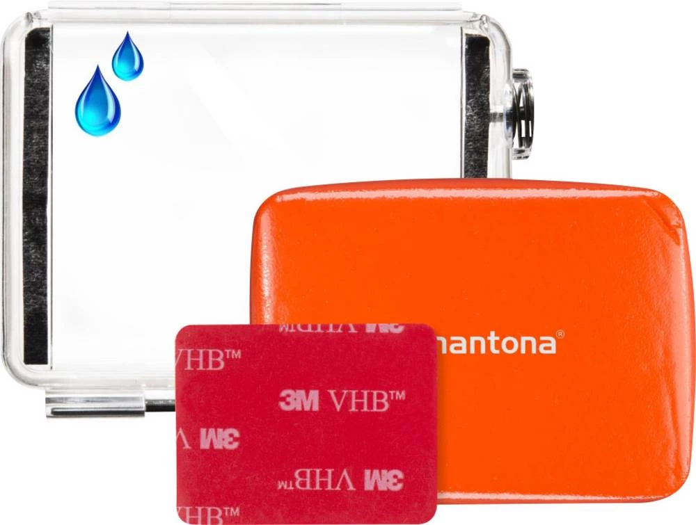 Pomoć za plutanje i stražnje kućište za kameru 21035 Mantona za GoPro Hero 3, GoPro Hero HD 3+, GoPro Hero 4 slika