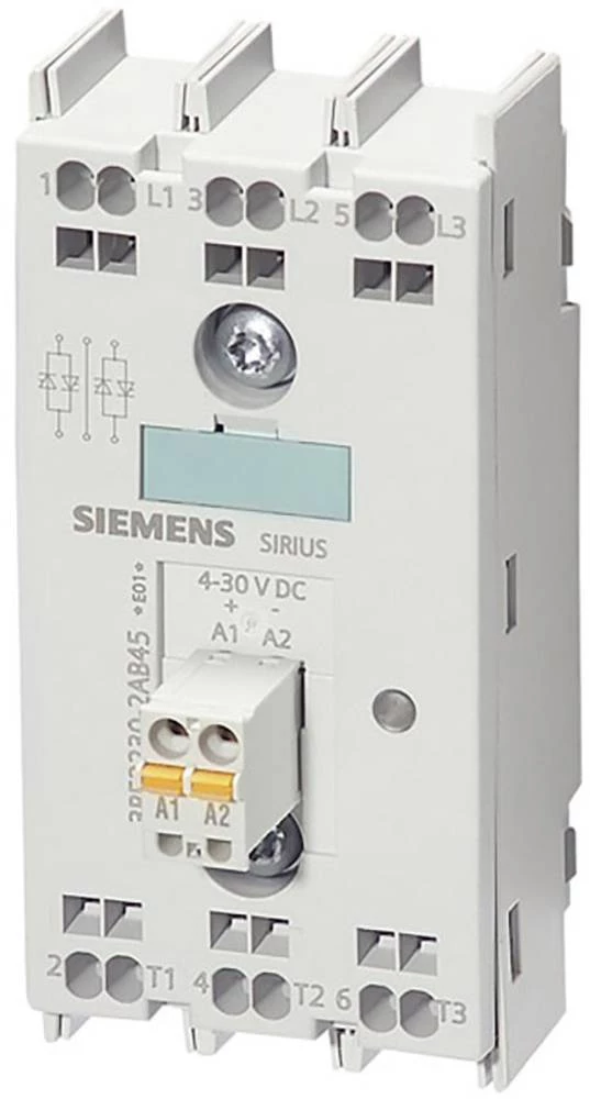 Poluprovodnički relej 1 kom. Siemens 3RF2230-2AC45 strujno opterećenje (maks.): 30 A prebacivanje pri nultom naponu slika
